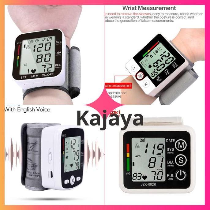 Tensi Meter Gelang Digital Alat Cek Tes Ukur Tensi Darah Tinggi Dewasa