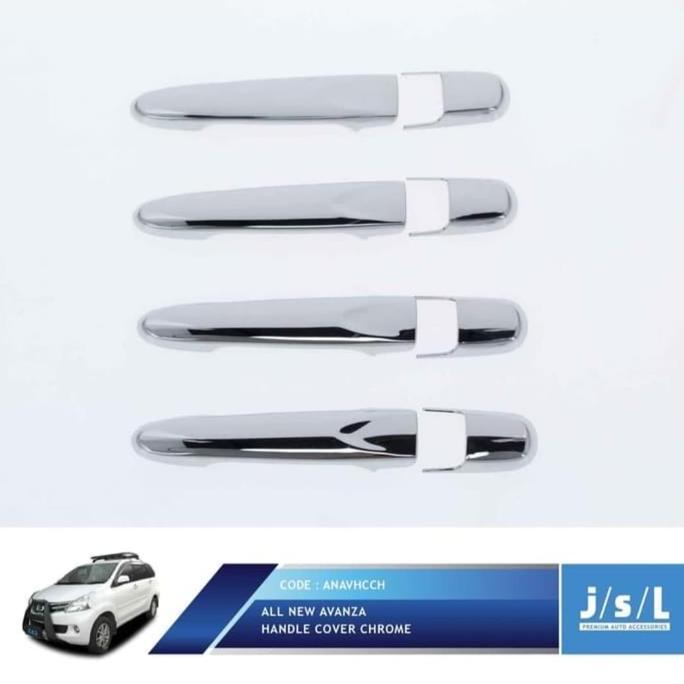 TERBARU - Cover handle chrome handel pegangan pintu AVANZA XENIA 2014 - 2018