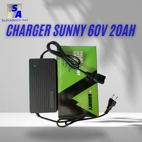 ADAPTOR CHARGER SUNNY PULSE INTELLIGENT CHARGER 60V 20AH - SUNNY 60V 20AH