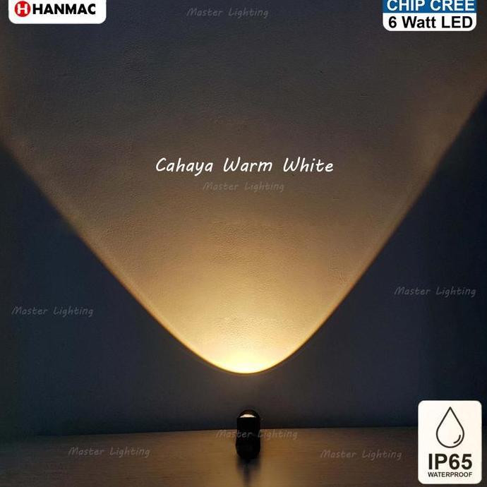 H257 Lampu dinding led 6w taman pilar sorot waterproof outdoor