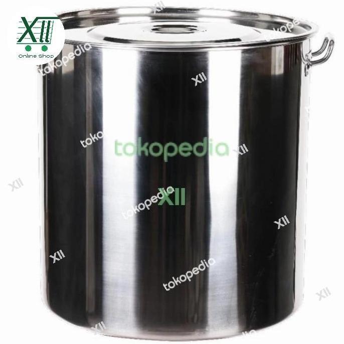 HOMELiNE CQ143~45A Stock Pot Tinggi 45X45 Cm ~ Panci Tinggi Stainless