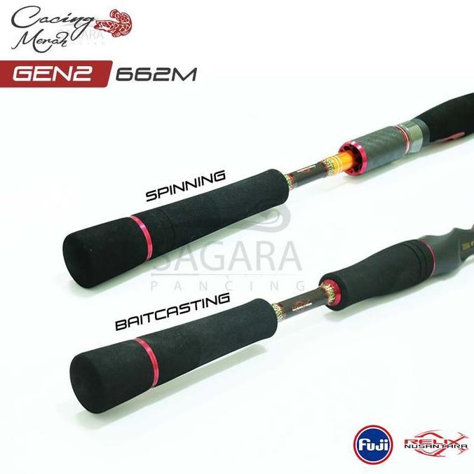 Joran Cacing Merah GEN 2 Joran Casting Joran Relix Nusantara (TERBAIK) (TERBARU) (TERMURAH)