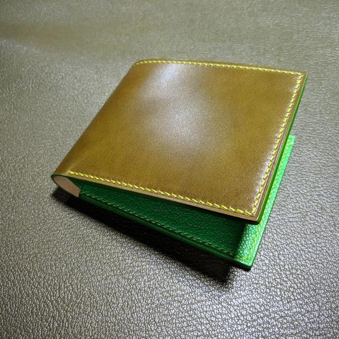 Billfold Wallet Shell Cordovan Olive