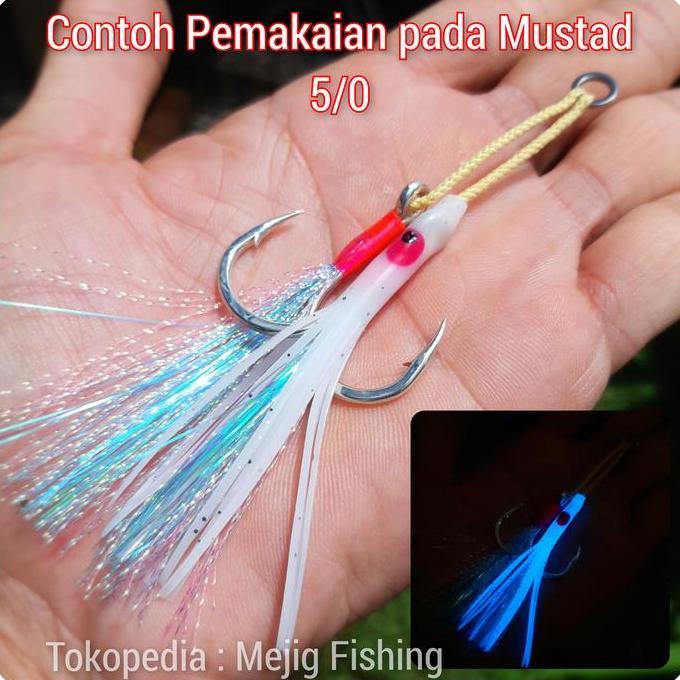 Umpan Cumi Karet GID Softlure Rubber Squid Octopus Utk Assist Hook Jig (TERBAIK) (TERBARU) (TERMURAH