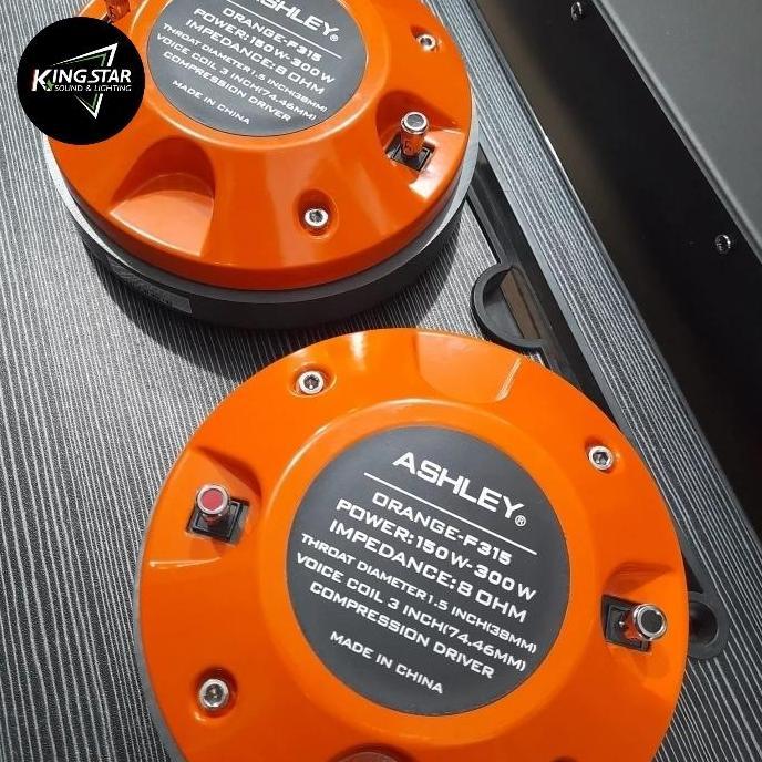 TERBARU - Tweeter Ashley F315 Orange Original Driver F 315 Twitter High Twiter Ashley Voice Coil 3 I