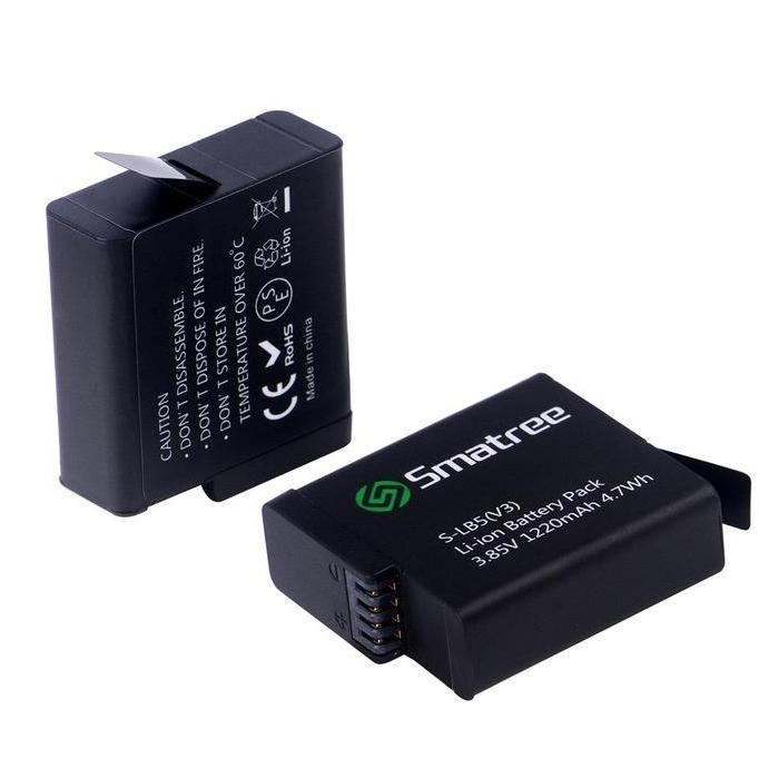 Smatree Battery for GoPro HERO 7 HERO 6 HERO 5 HERO 2018 HERO7 HERO6 HERO5 HERO2018 Black Baterai Ka
