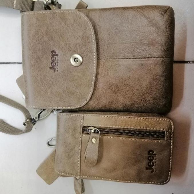TAS KULIT SELEMPANG DAN TEMPAT JEEP ( KULIT,TAS PRIA)