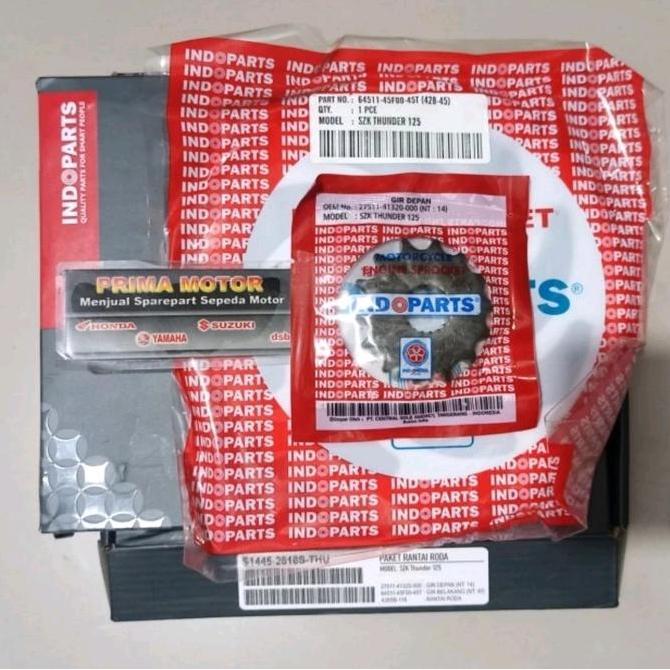 GEAR SET THUNDER 125 INDOPART GIR SET THUNDER 125 INDOPARTS