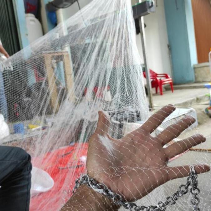 TERBARU - Jala lempar jala ikan udang 12 feet siap pakai