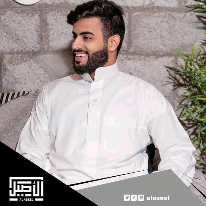 Promo  Gamis Saudi Premier ( Al Aseel Non Manset / Al Aseel ) Muslim Pria Polos Cowok