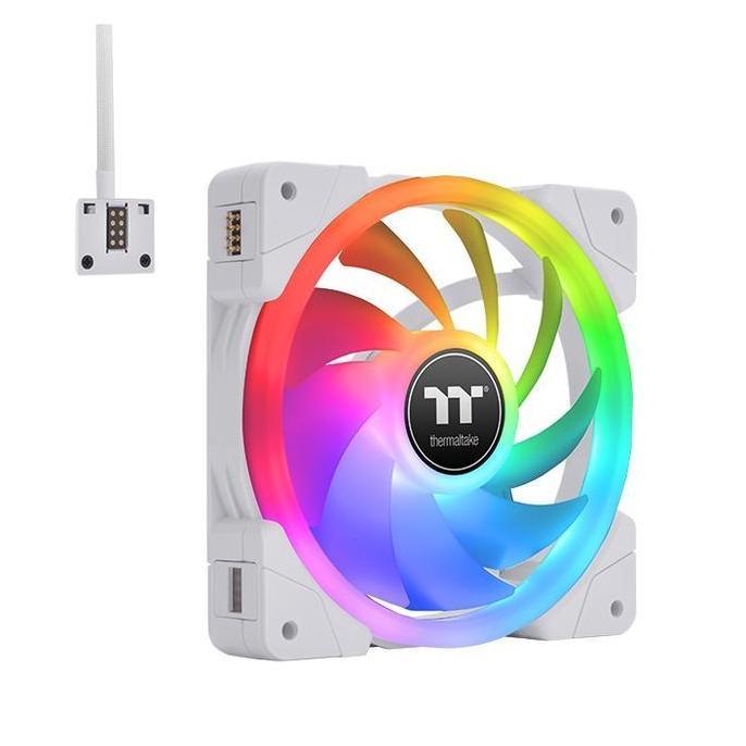 Thermaltake SWAFAN EX12 RGB White 3-Fan Pack [2000RPM, Fans] (TERBAIK) (TERBARU) (TERMURAH)