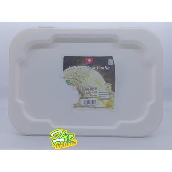 Es Krim Diamond 8 Liter Rasa Vanila / Ice Cream diamond Vanilla 8 ltr