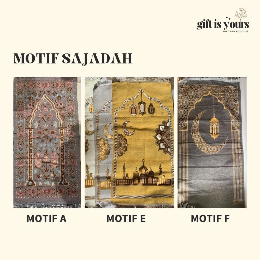 BIG PROMO HAMPERS GIFT BOX HADIAH KADO SOUVENIR SAJADAH TASBIH DOA DZIKIR MUSLIM MUSLIMAH MURAH ULAN