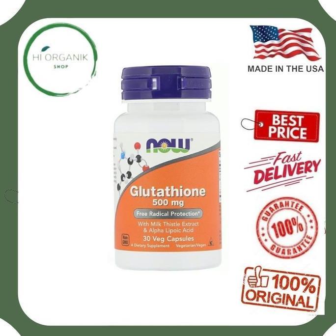 Now Foods, Glutathione, 500 mg, 30 Veg Capsules