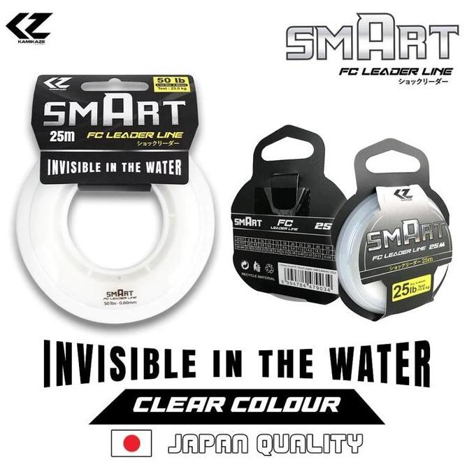 Senar Leader Kamikaze Smart Fluoro Carbon 100% (TERBAIK) (TERBARU) (TERMURAH)
