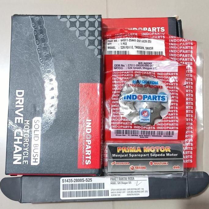 NEW GEAR SET SMASH SHOGUN 125 INDOPART GIR SET SHOGUN SMASH INDOPARTS