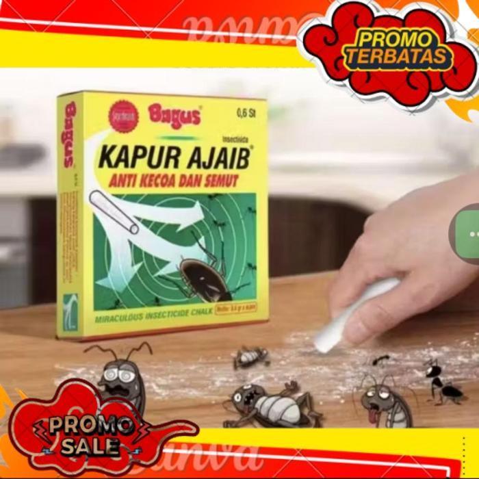 Hanya Hari Ini Kapur Ajaib  / 1Pak Isi 6Kotak 12Batang Kapur Semut Kapur Bagus