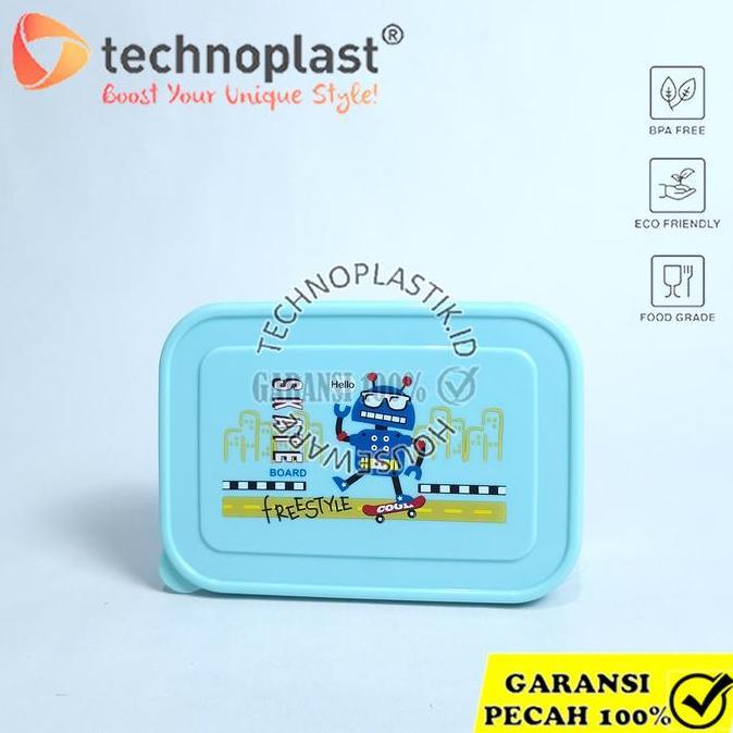 Technoplast Paket Gift Set SCHOOL Robot Circus Lunch Box & Botol Air