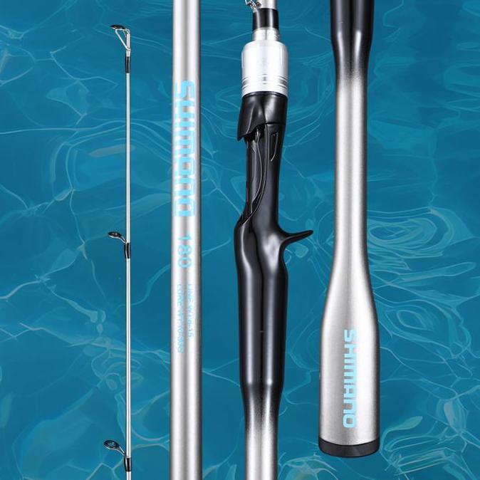 NEW SHIMANO 2025 joran balistik Rod Spinning/Casting/Jigging joran udang galah lentur MH Power 130KG