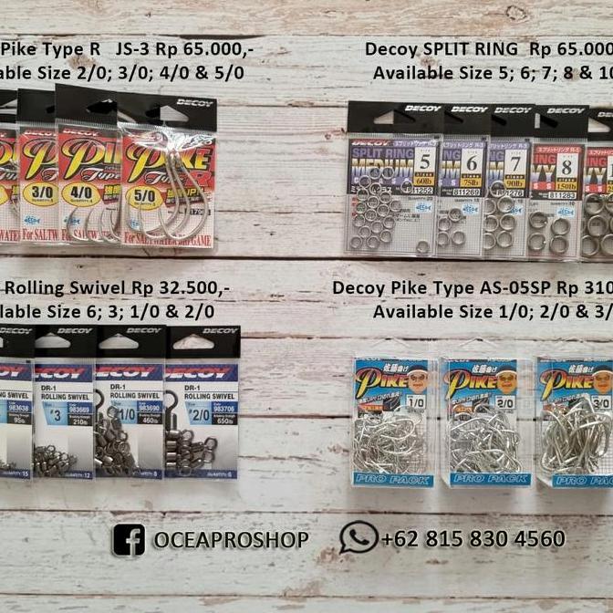 Decoy Rolling Swivel (TERBAIK) (TERBARU) (TERMURAH)