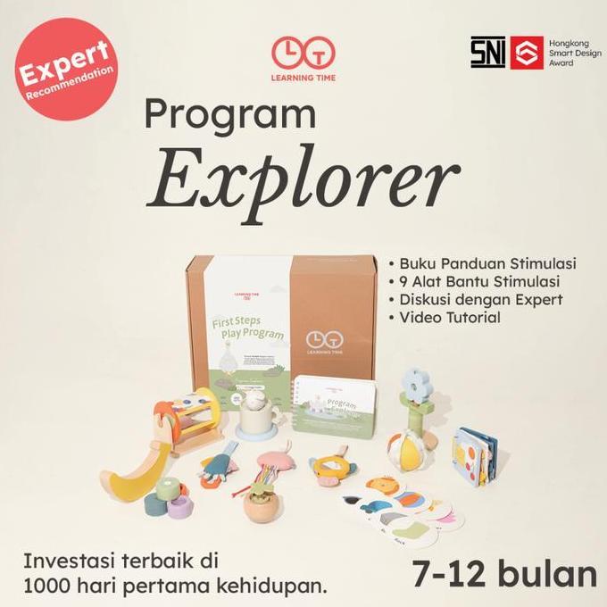 Learning Time- Program Explorer- Mainan stimulasi 7 sd 12 bulan/ Paket stimulasi 7 sd 12 bulan/ Main