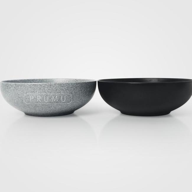 Prumu Melamine Stone Mangkok Ceper 7 Inch Golden Dragon W7107A