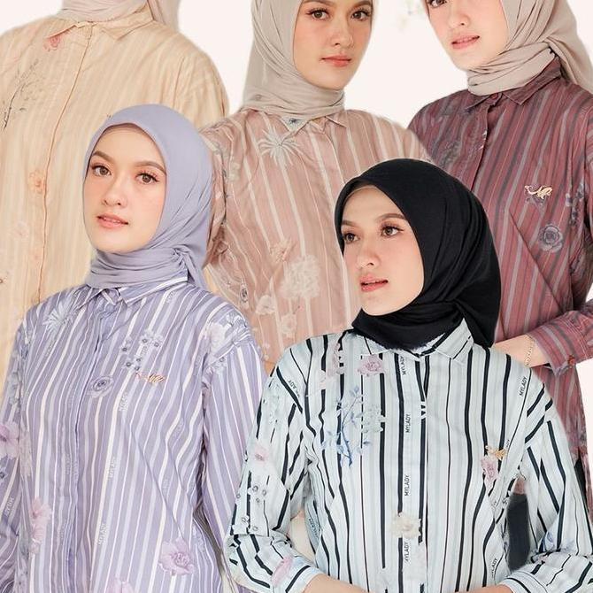 Mylady Hijab MIKALA Shirt Mylady Hijab kemeja wanita casual Cantik Formal
