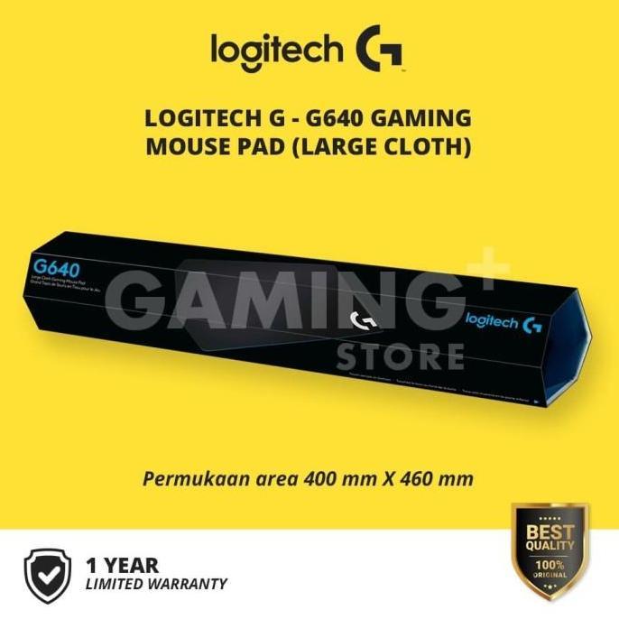 Logitech G640 / G 640 Gaming Mouse Pad Large Cloth (TERBAIK) (TERBARU) (TERMURAH)