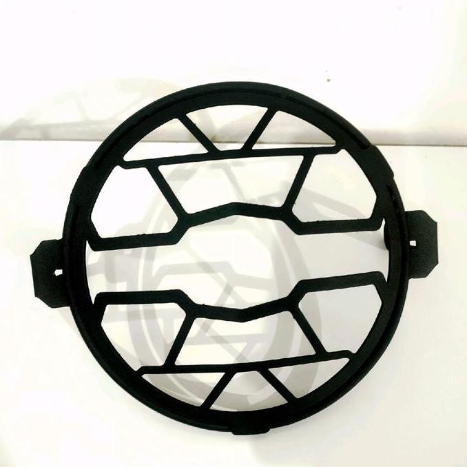 Promo cover lampu depan xsr besi 7 inch / pelindung lampu depan xsr besi / tutup lampu depan xsr Dis