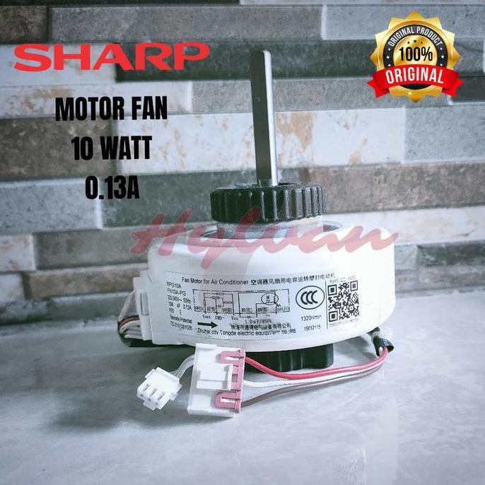 MOTOR FAN INDOOR AC SHARP UCY 1/2 -3/4 PK ORIGINAL BARU