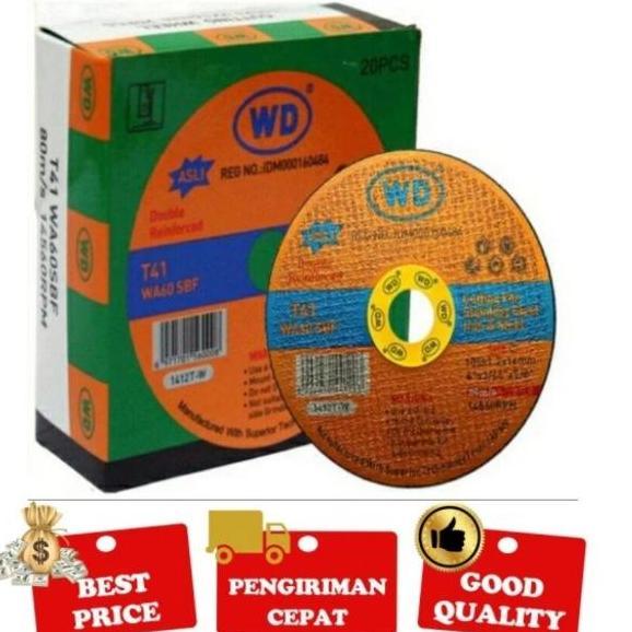 1 Kotak Batu Gerinda Batu Gerinda Potong Besi Mata Cutting WD 4 x 1,2