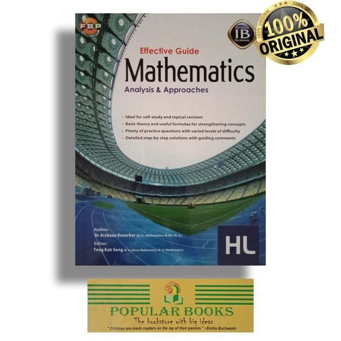 Effective Guide Mathematics Analysis & Approaches Hl (Ib)