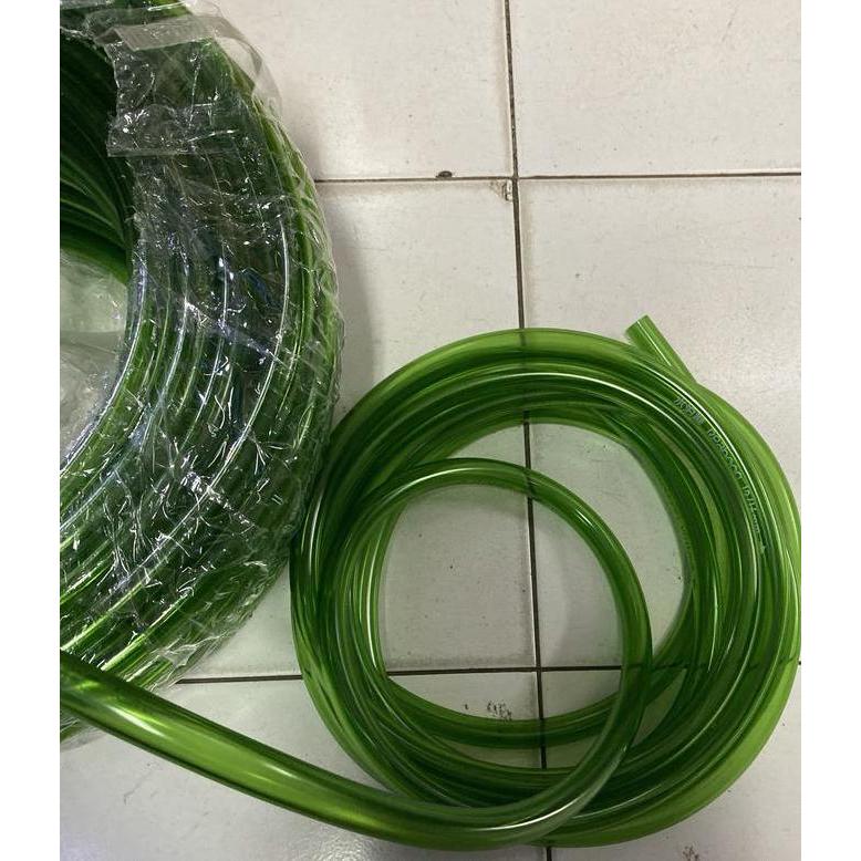Selang Filter Akuarium elastis 12/16 mm warna Hijau untuk Filter Akuarium Canister External