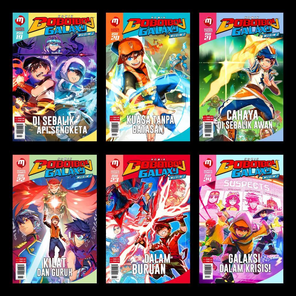 Promooke Buku Seri Komik Boboiboy Galaxy - Musim 2