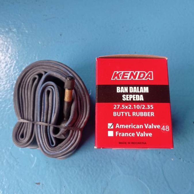 ban dalam sepeda 27.5 x 2.10 2.125 2.20 2.35 27.5x2.10 KENDA schrader av 48 mm mtb pentil besar