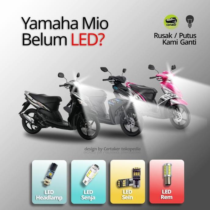 Promo Lampu LED Motor Yamaha Mio M3 J Soul 125 Diskon