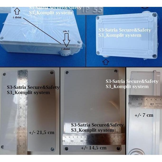 DB168 >> Box 2 Lubang kotak wifi Wireless Router TPlink Tenda Dlink mikrotik