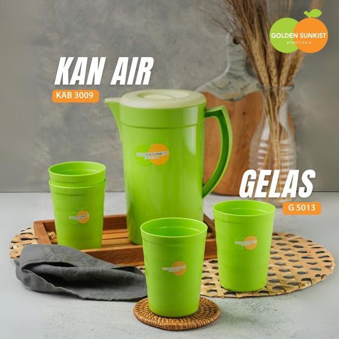 12PCS TEKO AIR BESAR GOLDEN SUNKIST (KAB 3009) #GSO