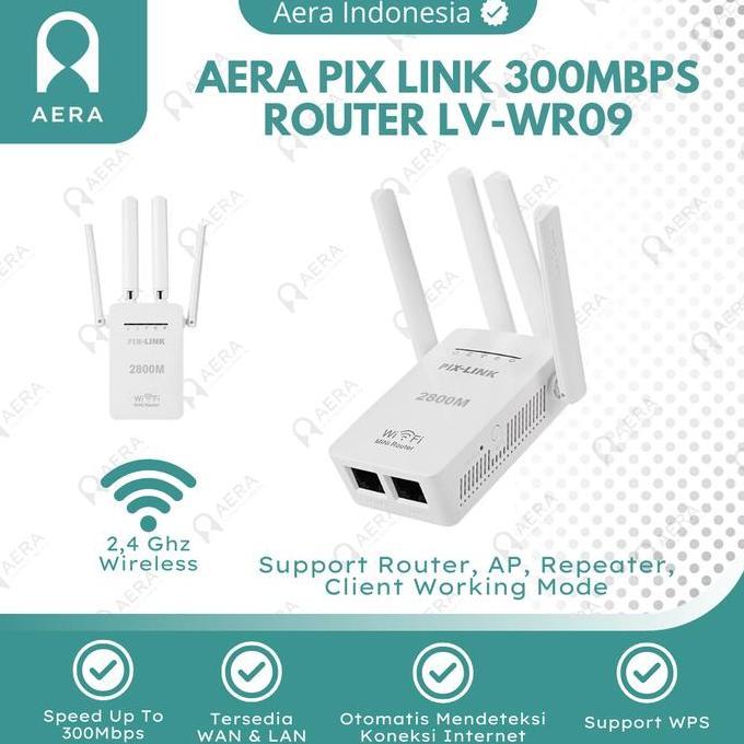 DI60 >> Pix Link 300M Mini Wireless Wifi Repeater AP LV-WR09