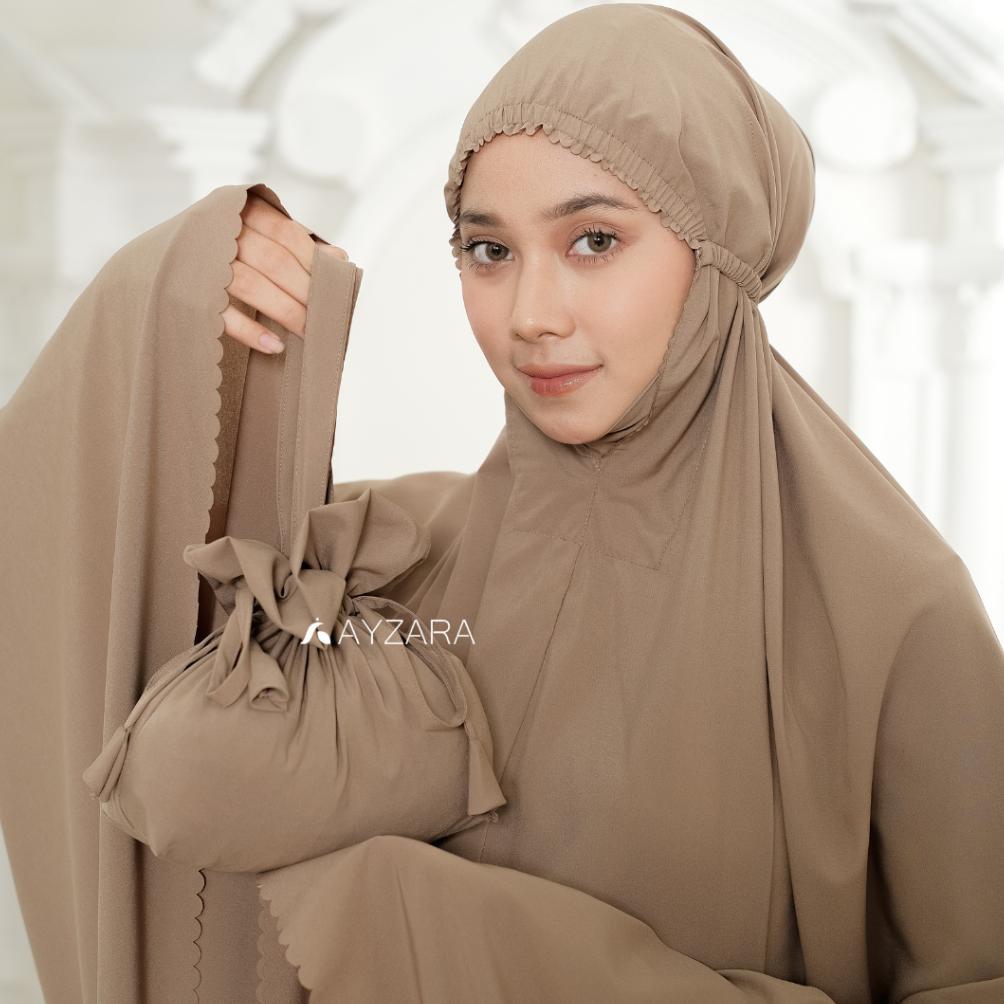 AYZARA - Mukena Dewasa Lite Polos Ataya Series