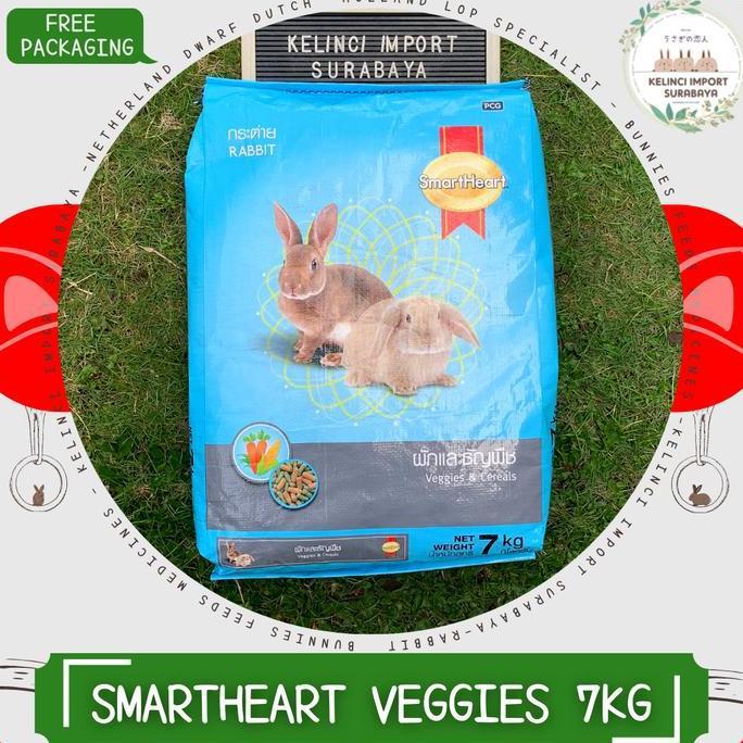 Terlaris Smartheart Premium Pelet Kelinci Rabbit Food 7Kg - 1 Karung