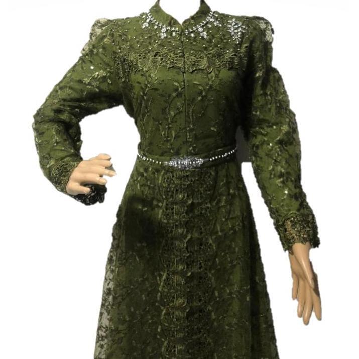 JUMBO & STANDART KIRANI GAMIS Tille/GAUN MUSLIM WANITA/TILLE GAMIS PESTA/LD 110 CM PANJANG BAJU 140 