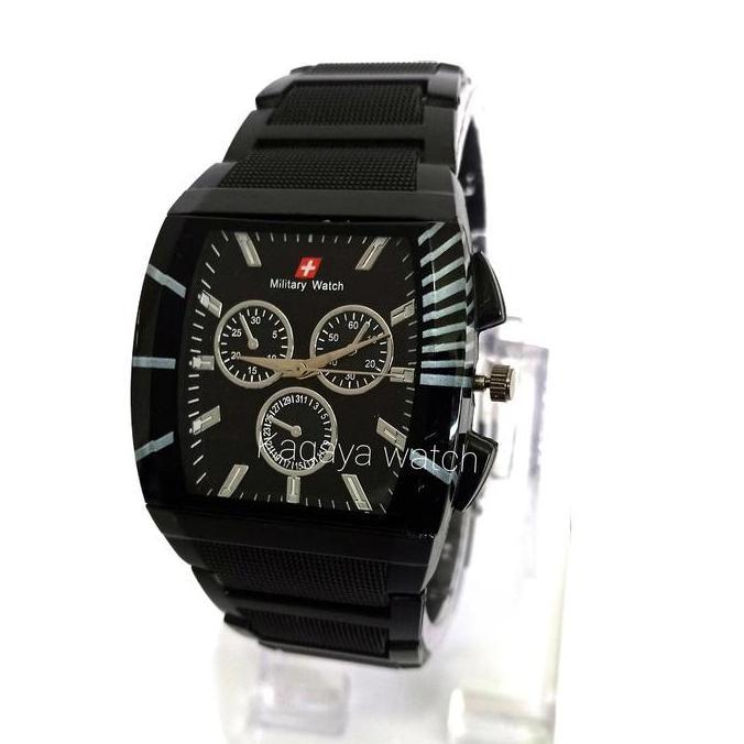 DF17 >> Jam Tangan Rantai Kotak Quartz warna emas Pria Elegan Keren Mewah Murah Terbaru Cod,Jam gold