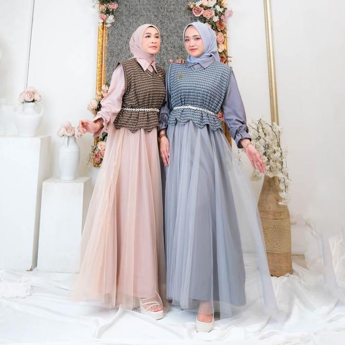 Gwenza - Fairy Gamis Mutiara - Muslim Wanita