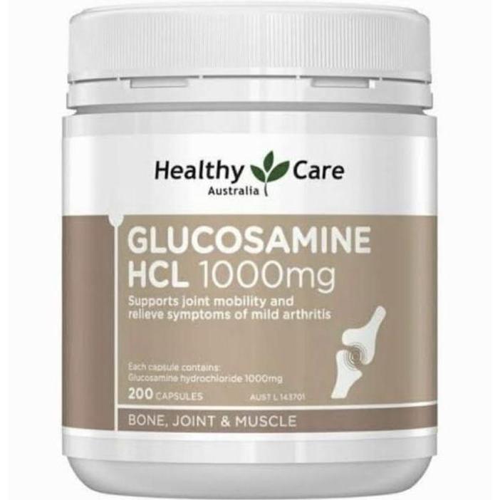 Healthy Care Glucosamine HCL 1000mg 200 Tablet