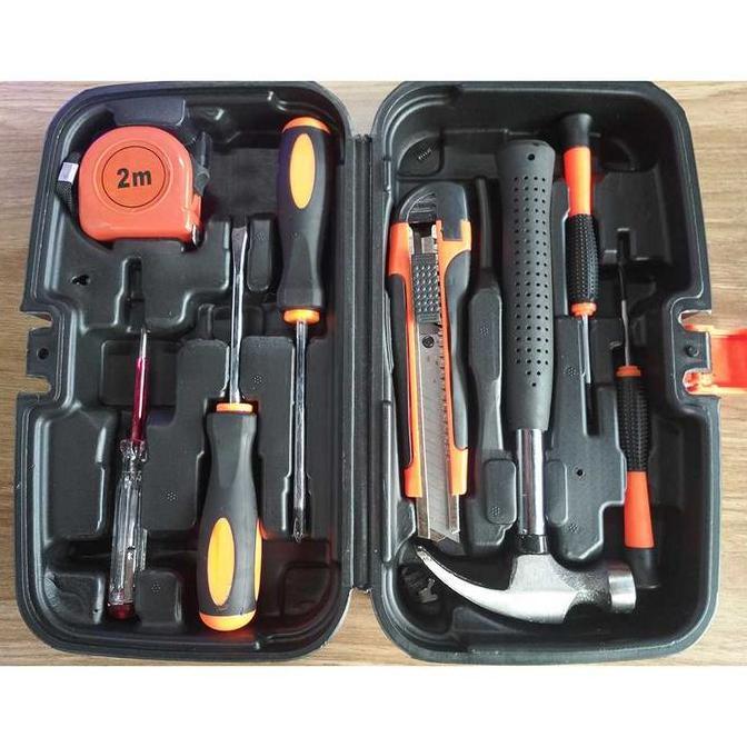 Perkakas Tukang Set Tool Box Alat Perkakas Set Kelistrikan 8in1 Kit