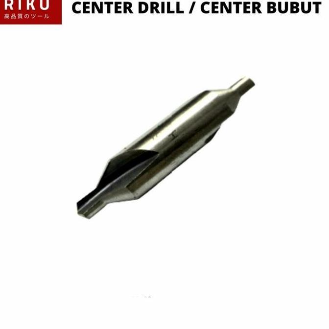 Centre Center Drill / Center Bubut 4 mm mili - Bodi 10 mm mili