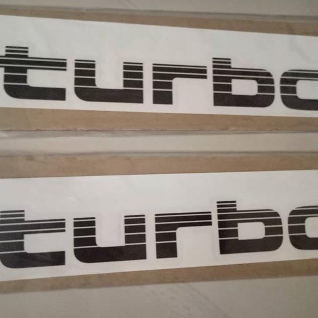 STIKER BODY TURBO LANDCRUISER 80 VX80 LC80 (SILVER)