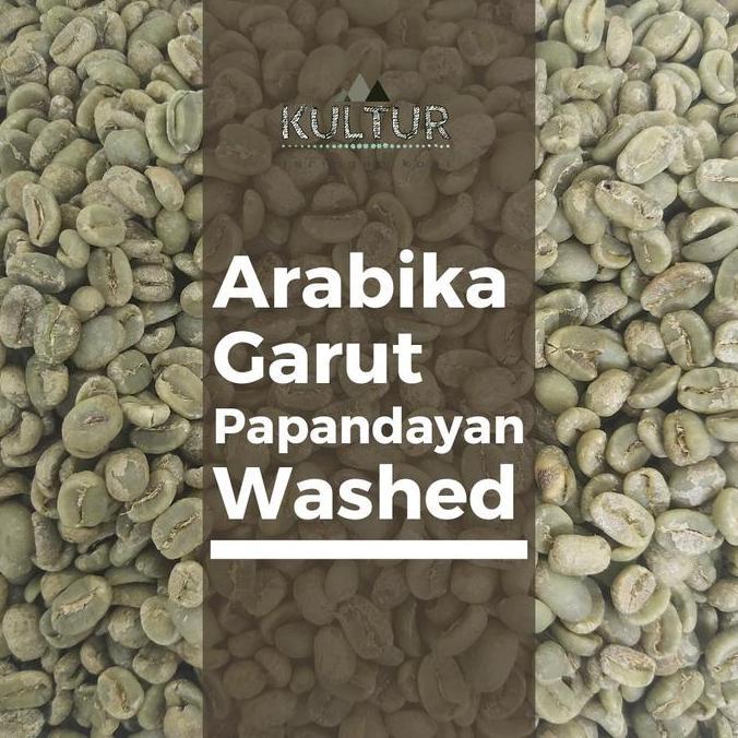GREEN BEAN ARABIKA GARUT PAPANDAYAN WASHED KOPI MENTAH NETTO 500 GR