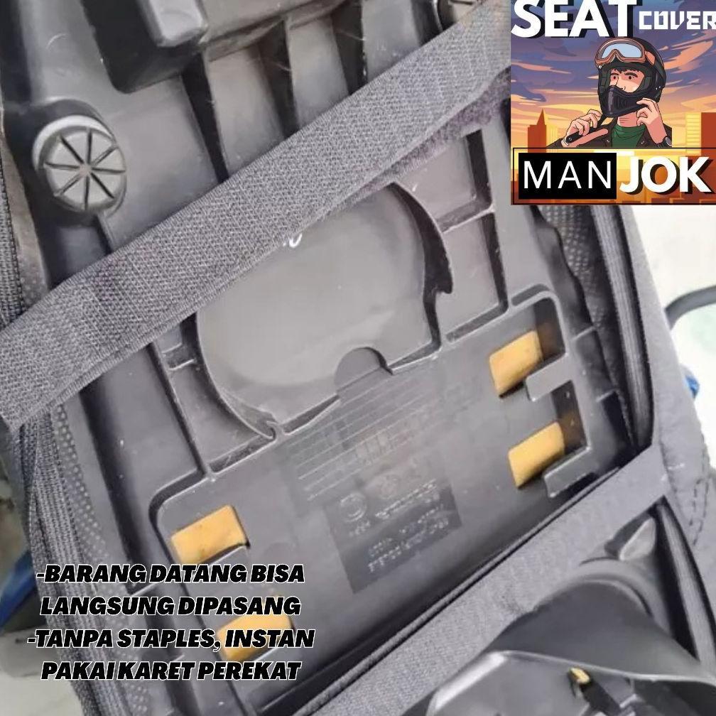 Grosir Sarung Jok Motor Tanpa Staples Pakai Tali Karet Embos Prima